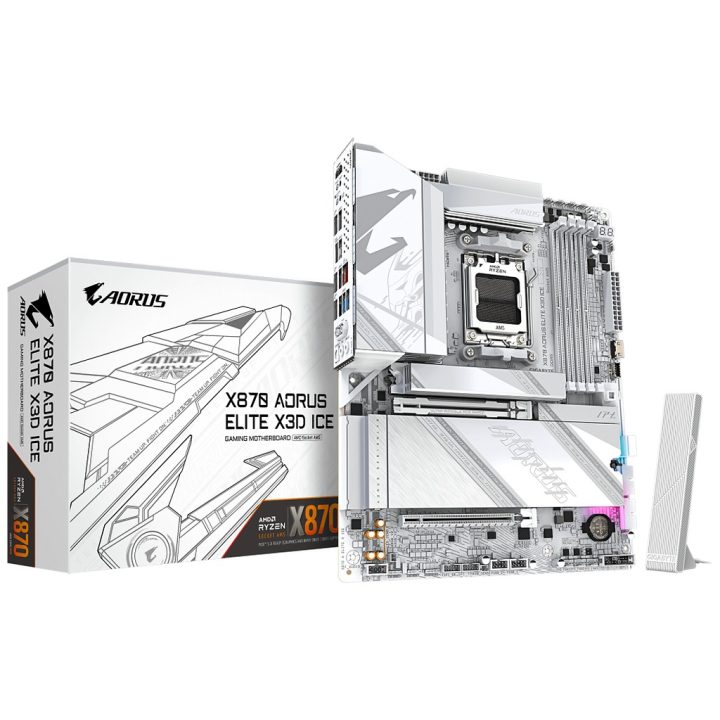 GIGABYTE X870 AORUS ELITE X3D ICE Motherboard