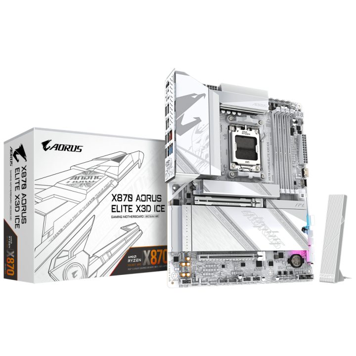 GIGABYTE X870 AORUS ELITE X3D ICE Motherboard