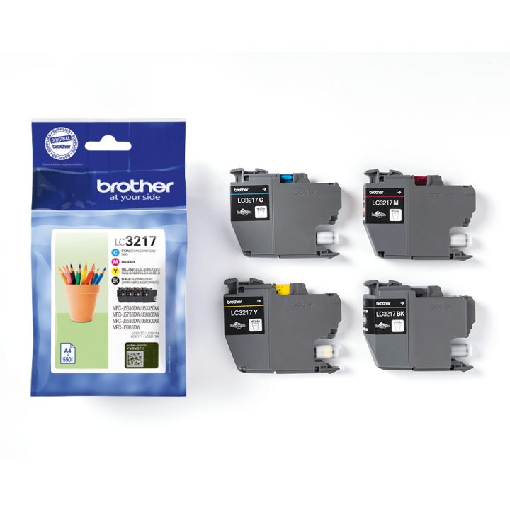 Brother LC3217VAL Ink Cartridge 4 piece(s) Original Black, Cyan…
