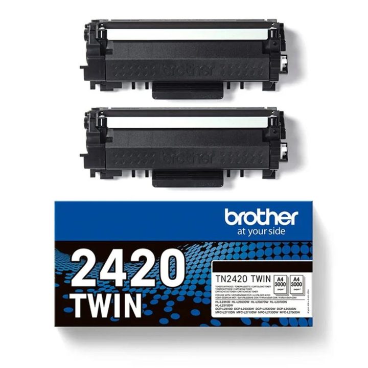 Brother TN-2420TWIN cartucho de toner 2 peça(s) Original