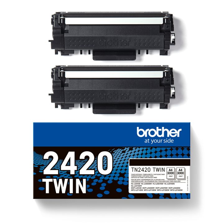 Brother TN-2420TWIN cartucho de tóner 2 pieza(s) Original