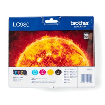 Brother LC980VALBP Ink Cartridge 4 piece(s) Original Black, Cyan…
