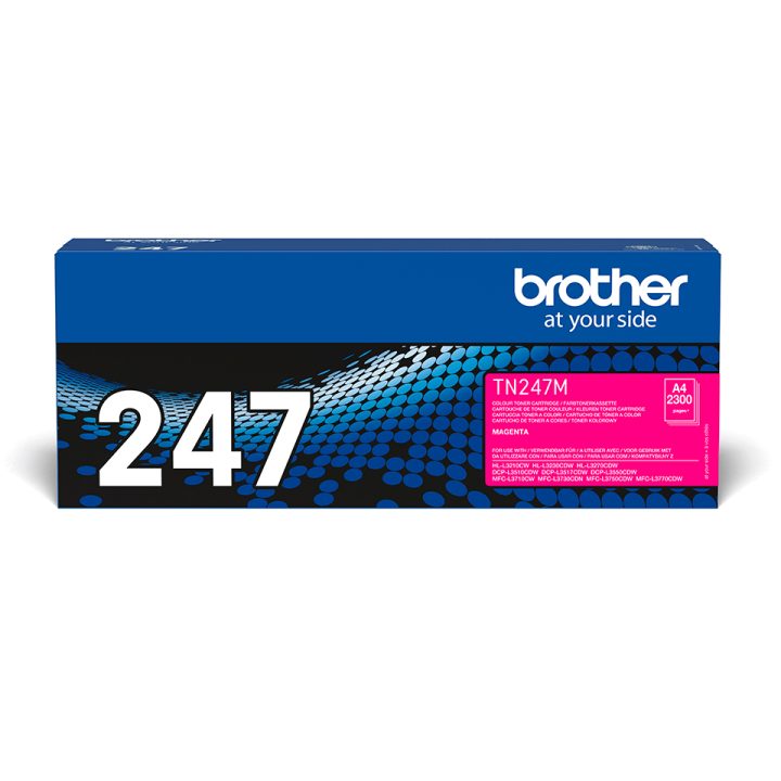 Brother TN-247M cartucho de toner 1 unidade(s) Original Magenta
