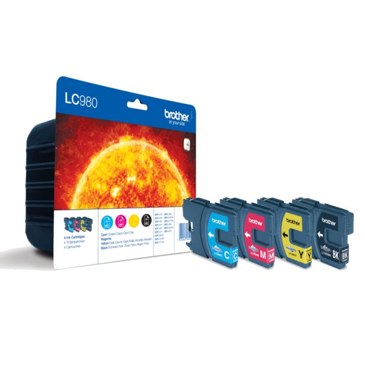 Brother LC980VALBP Ink Cartridge 4 piece(s) Original Black, Cyan…