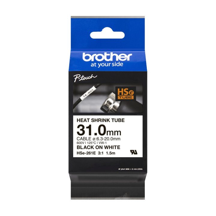 Brother HSE-261E tubo termorretráctil
