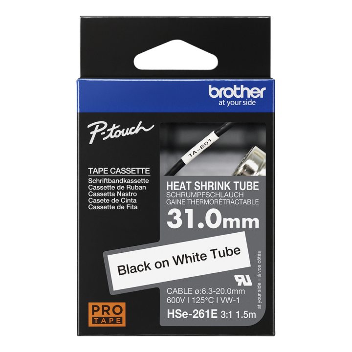 Brother HSE-261E tubo termorretráctil