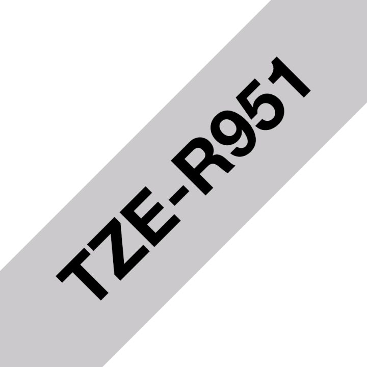 Brother TZE-R951 cinta para impresora de etiquetas Negro sobre plata
