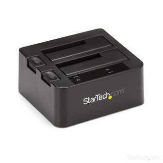 StarTech.com 2-Bay Docking Station - USB 3.2 Gen 2 to SATA - USB 10…