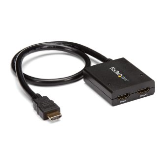 StarTech.com 2-Port HDMI Video Splitter - Powered 2x1 HDMI 4K 30Hz…