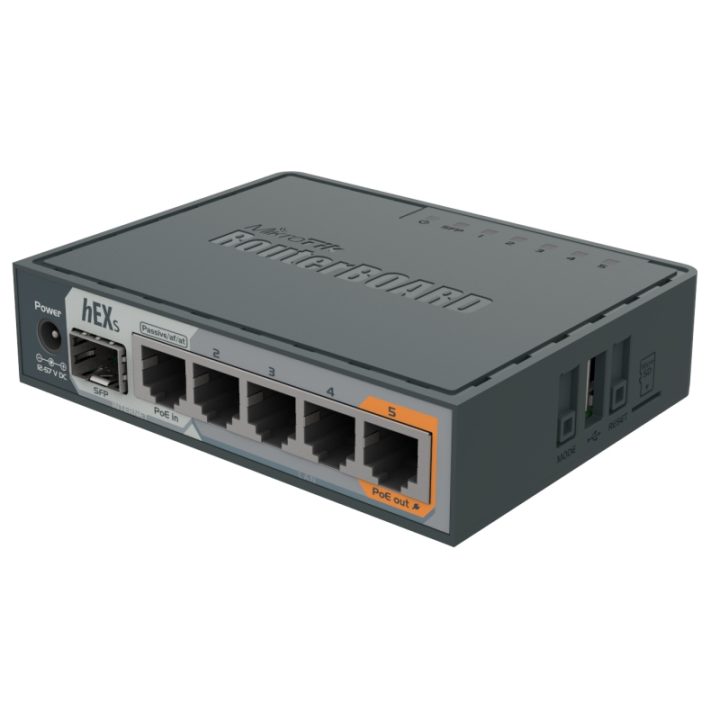 Router MikroTik RB760iGS hEX S 5xGB 1xSFP L4