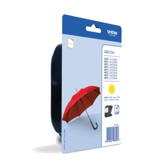 Brother LC225XLYBP ink cartridge 1 piece(s) Original Yellow