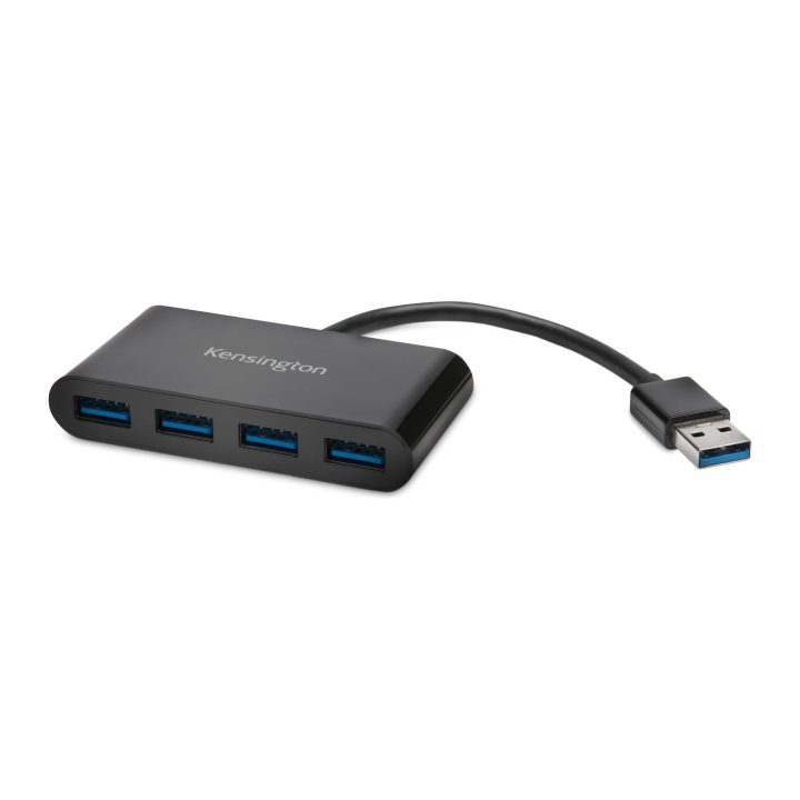 Kensington Hub USB 3.0 de quatro portas UH4000: preto