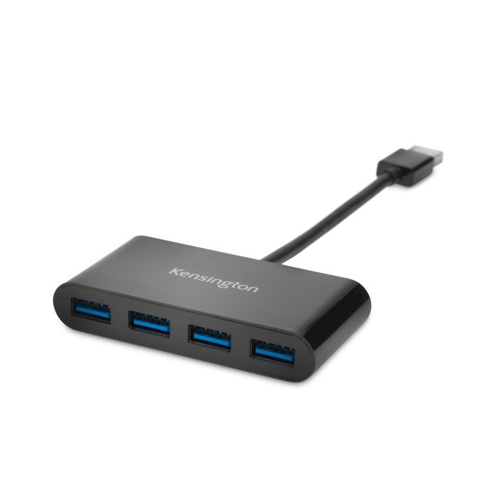 Kensington Hub USB 3.0 de quatro portas UH4000: preto
