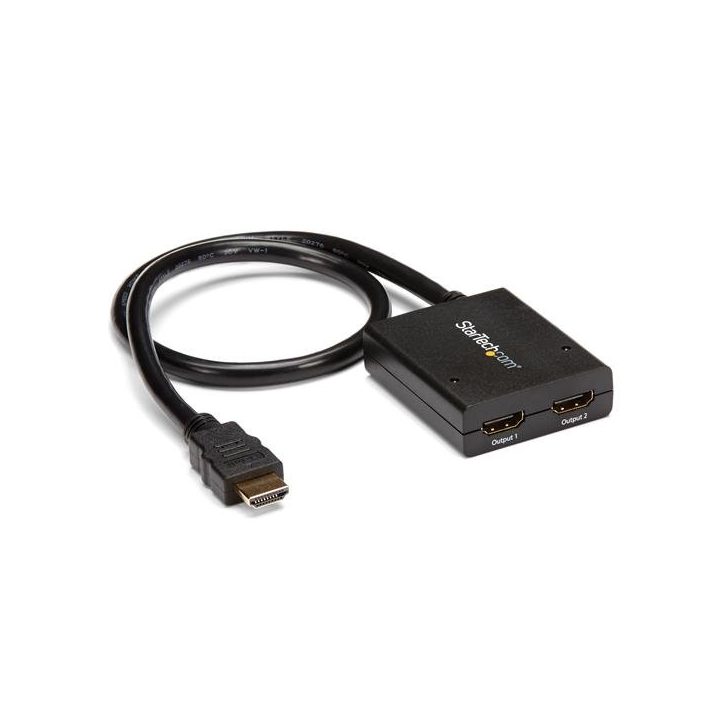 StarTech.com 2-Port HDMI Video Splitter - Powered 2x1 HDMI 4K 30Hz…