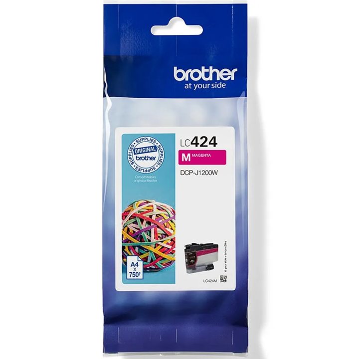 Brother LC-424M cartucho de tinta 1 pieza(s) Original Magenta