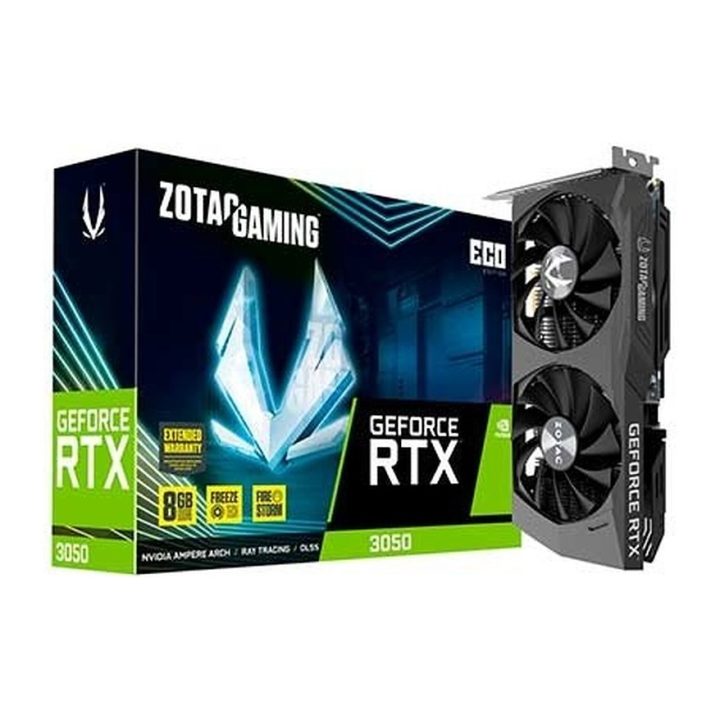 Placa gráfica ZOTAC RTX 3050 Eco 8GB GDDR6 (ZT-A30500K-10M)