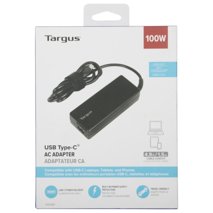 Targus APA108EU Power Adapter and Inverter Indoor 100 W Black
