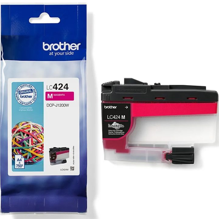 Brother LC-424M cartucho de tinta 1 unidade(s) Original Magenta