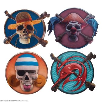 Set 4 posavasos Cinereplicas one piece 1
