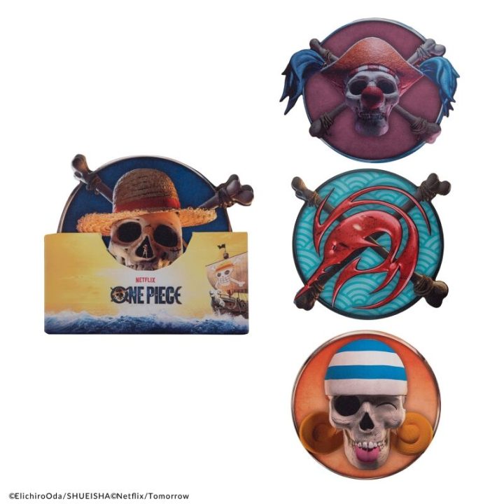 Set of 4 Coasters Cinereplicas One Piece 1