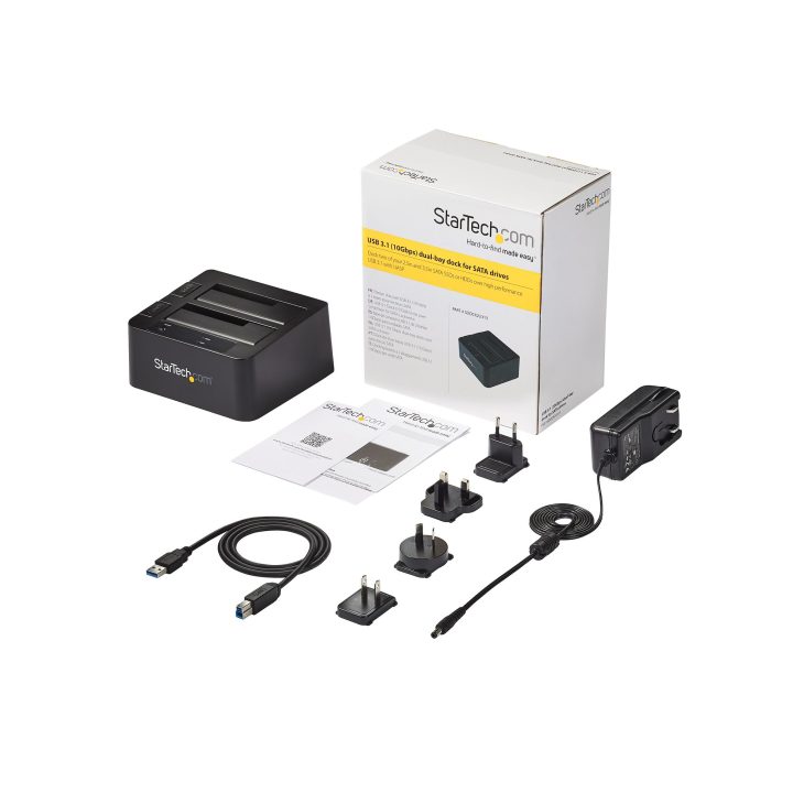 StarTech.com Estação de Acolhimento de 2 Baías - USB 3.2 Gen 2 a SATA…