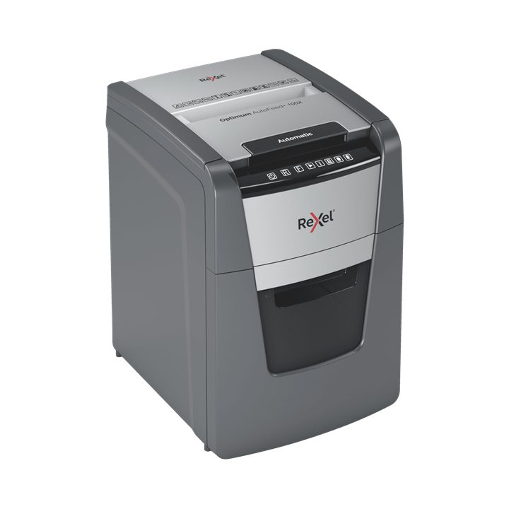 Rexel Optimum AutoFeed+ 100X Paper Shredder Cross-Cut 55 dB 22 cm…