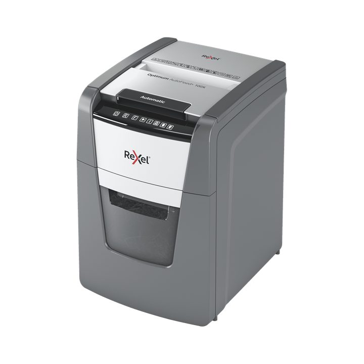 Rexel Optimum AutoFeed+ 100X Paper Shredder Cross-Cut 55 dB 22 cm…