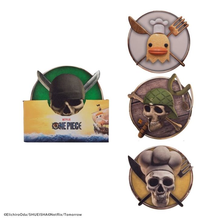 Conjunto de 4 porta-copos Cinereplicas One Piece 2