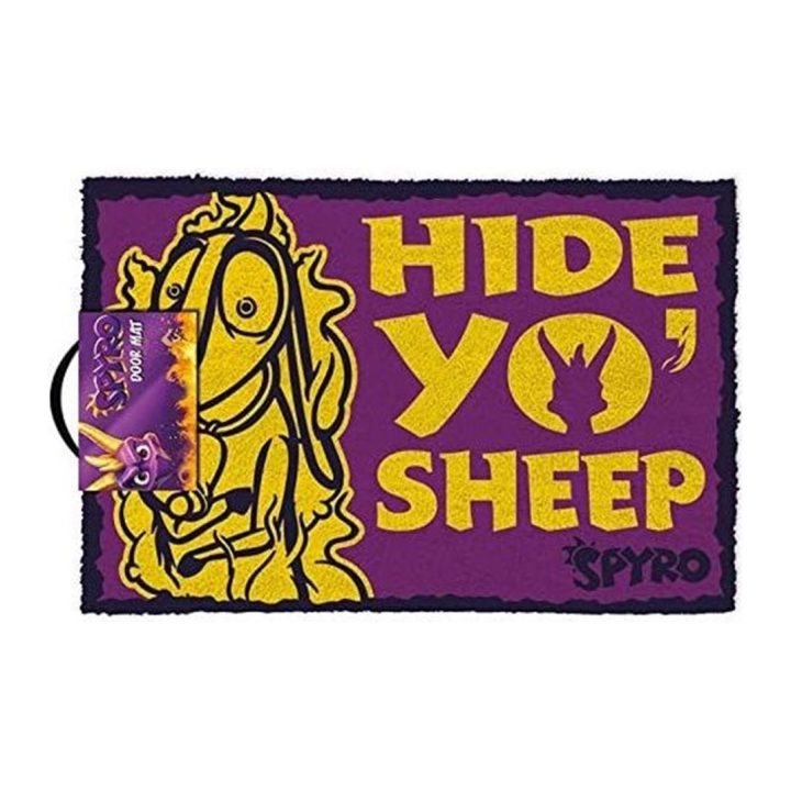 Pyramid Spyro the Dragon doormat hide yo sheep 40 x 60 cm (GP85344)
