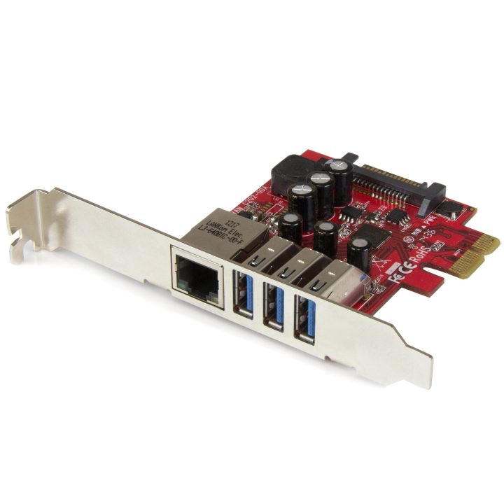 StarTech.com Placa Adaptadora de Rede Ethernet Gigabit Combo com Hub…