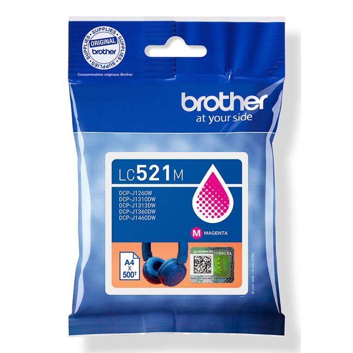 Brother LC521M Ink Cartridge 1 piece(s) Original Magenta