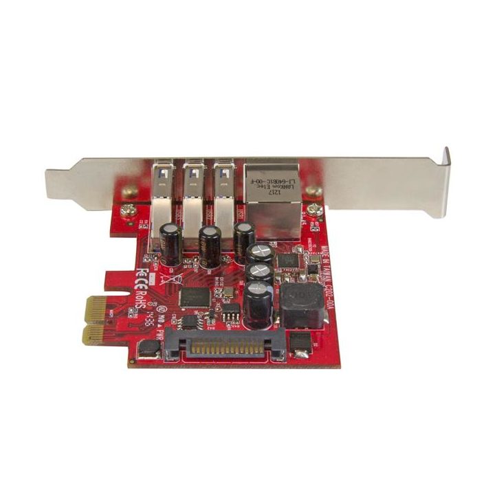 StarTech.com Placa Adaptadora de Rede Ethernet Gigabit Combo com Hub…