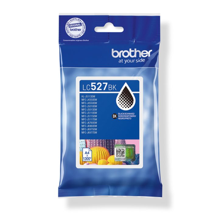 Brother LC527BK cartucho de tinta 1 unidade(s) Original Preto
