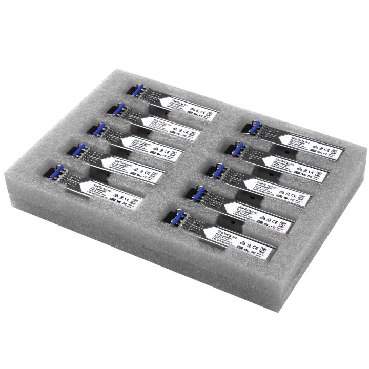 StarTech.com Pacote de 10 Módulos SFP Compatíveis com Cisco…