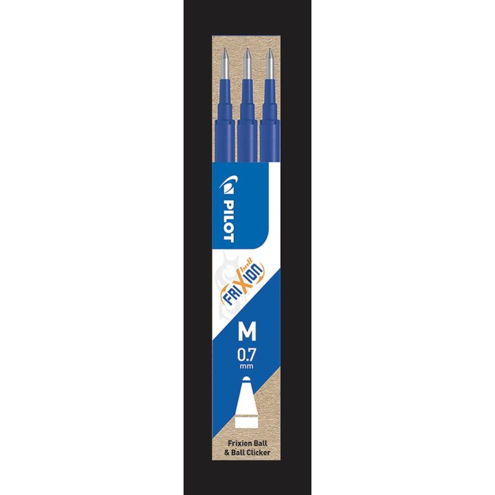 Pack 3 recargas frixion azul Pilot bls-FR7-l-s3