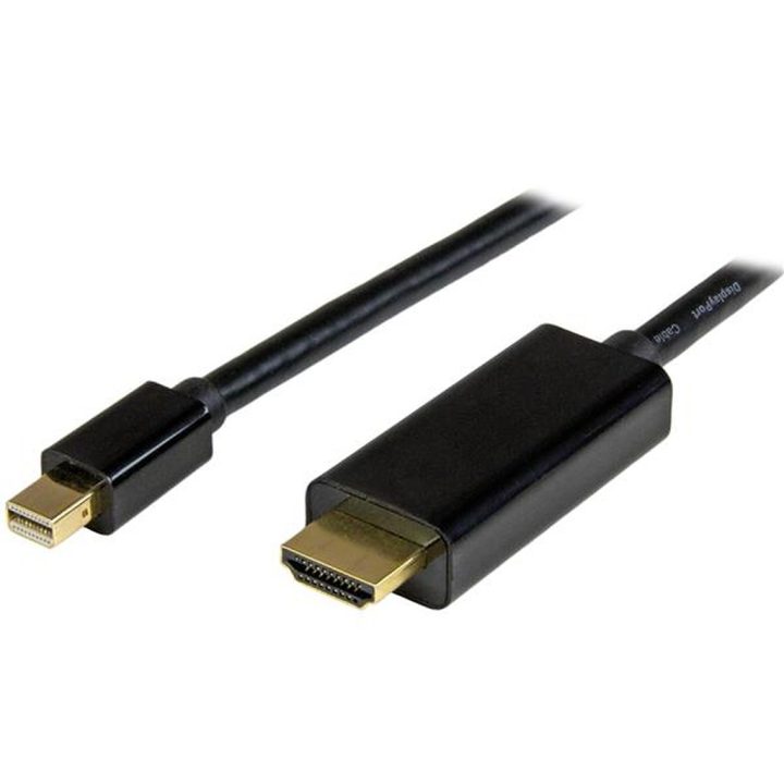 StarTech.com Mini DisplayPort to HDMI Converter Cable 1m - Black -…