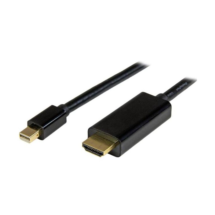 StarTech.com Mini DisplayPort to HDMI Converter Cable 1m - Black -…