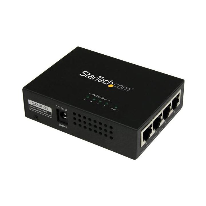 StarTech.com Injetor de Alimentação PoE Power over Ethernet Midspan 4…