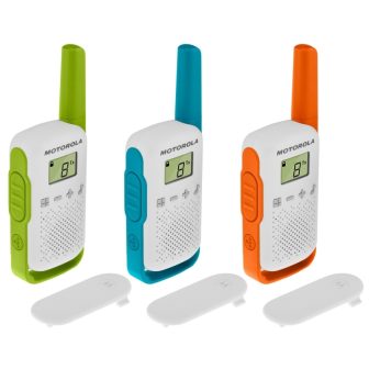 Motorola T42 two-way radios 16 canales Blue, Green, Orange, White