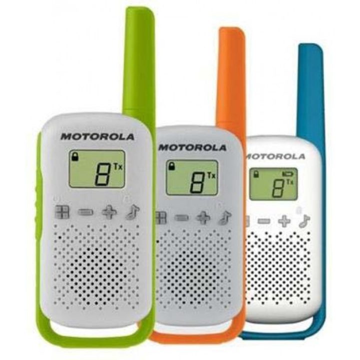 Motorola T42 two-way radios 16 canales Azul, Verde, Naranja, Blanco