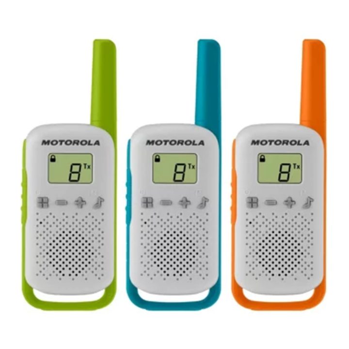 Motorola T42 two-way radios 16 canales Azul, Verde, Naranja, Blanco