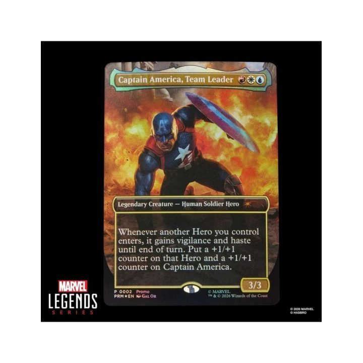 Marvel Legends Series Super Heroes e Magic The Gathering Capitão…