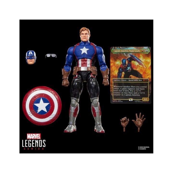 Marvel Legends Series Super Heroes e Magic The Gathering Capitão…