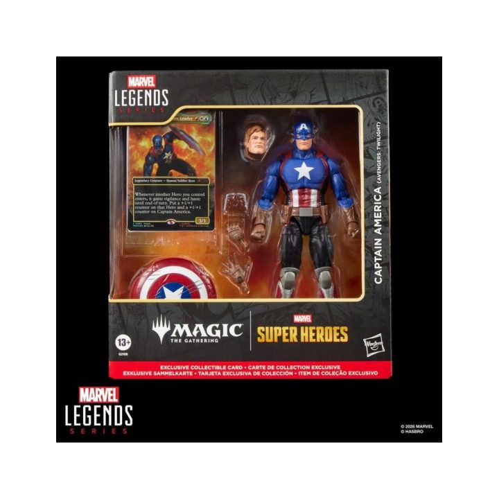 Marvel Legends Series Super Heroes and Magic The Gathering Captain…
