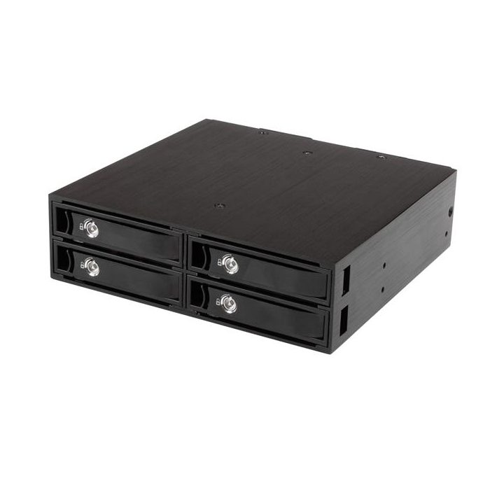 StarTech.com Mobile 4-Bay Rack Backplane for 2.5" SATA/SAS Hard…