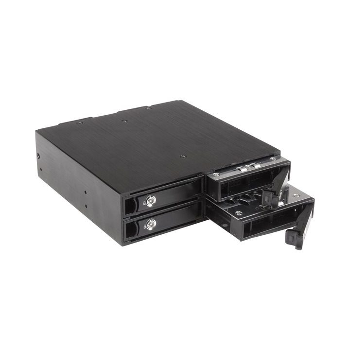 StarTech.com Mobile 4-Bay Rack Backplane for 2.5" SATA/SAS Hard…