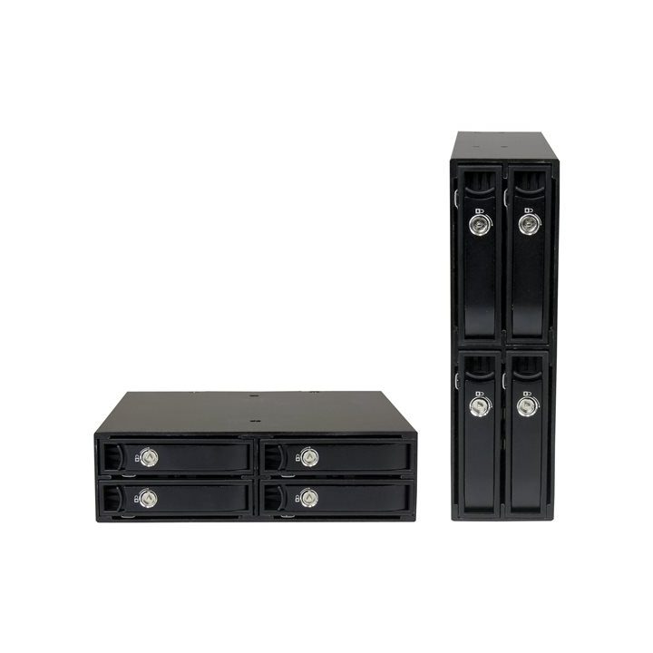 StarTech.com Backplane Rack Móvil de 4 Bahías para Unidades de Disco…