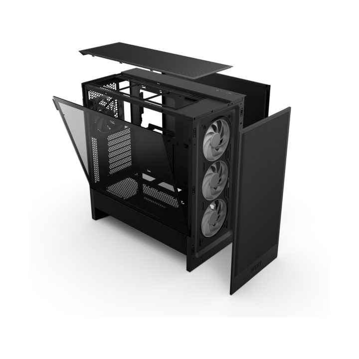 NZXT h5 flow (2024) Black RGB Case cc-H52FB-r1