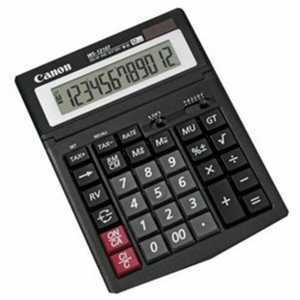 Canon WS-1210T calculadora de secretária Ecrã da calculadora Preto