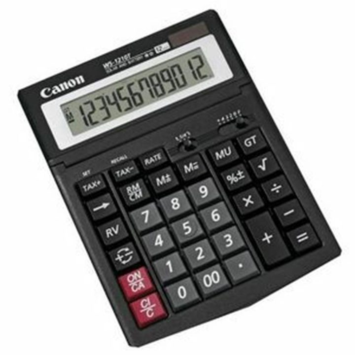 Canon WS-1210T Desktop Calculator Calculator Display Black